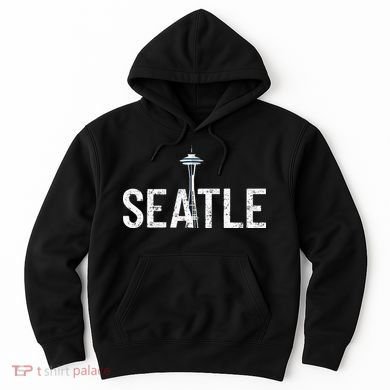 Cool Seattle Space Needle Souvenir Usa Washington Gift Hoodie