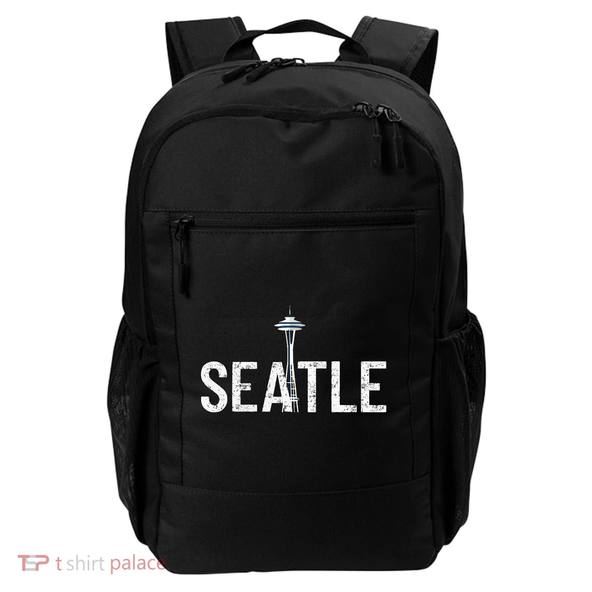 Cool Seattle Space Needle Souvenir Usa Washington Gift Backpack