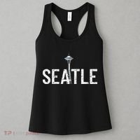 Cool Seattle Space Needle Souvenir Usa Washington Gift Women's Tank Top thumb 3