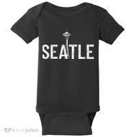 Cool Seattle Space Needle Souvenir Usa Washington Gift Baby Bodysuit thumb 0
