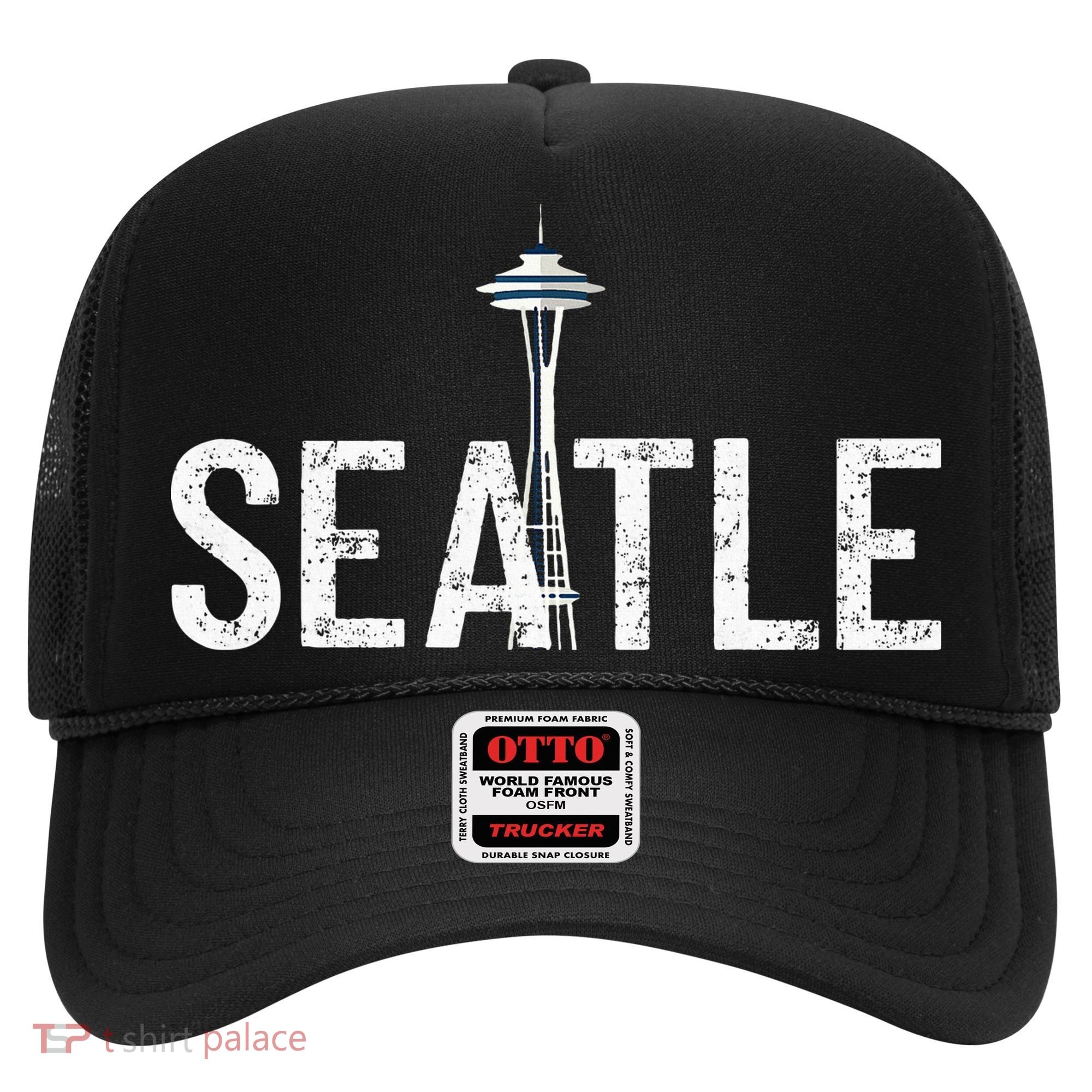 Cool Seattle Space Needle Souvenir Usa Washington Gift Hat