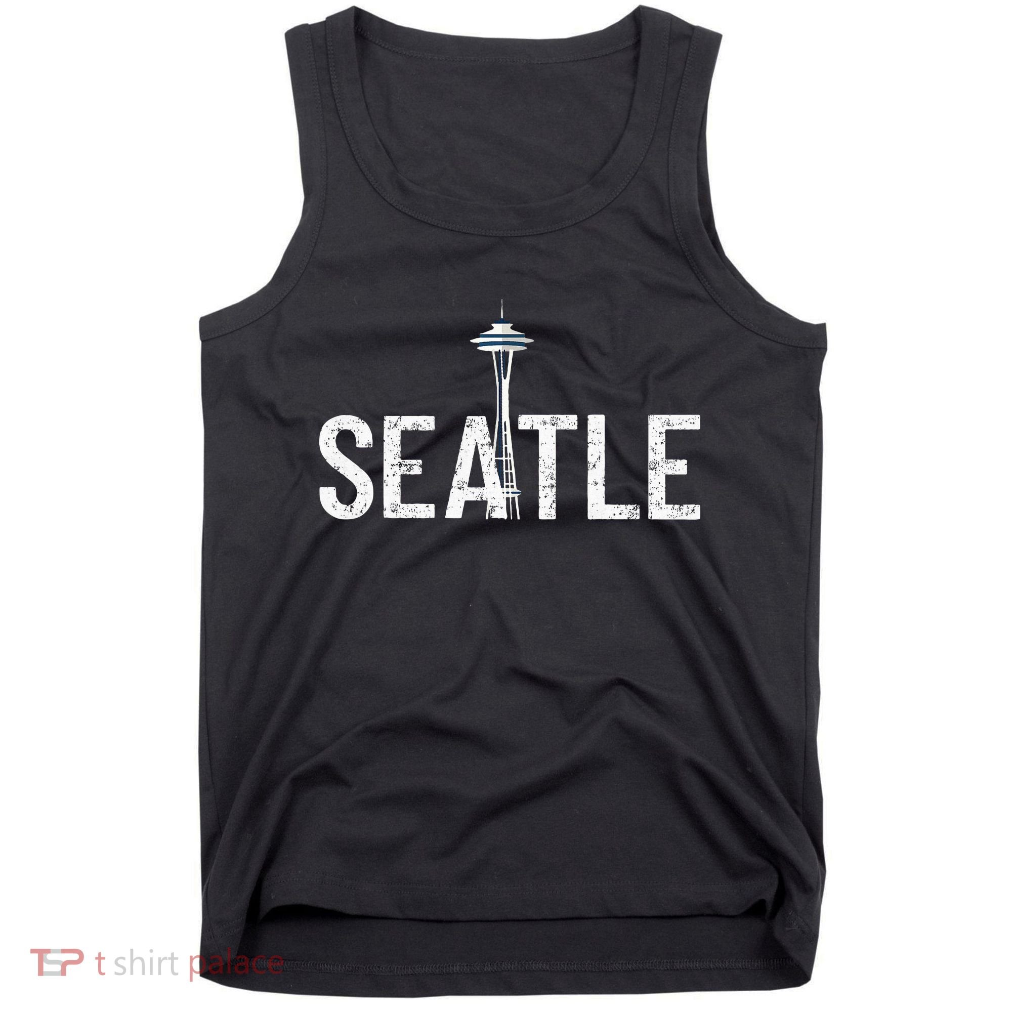 Cool Seattle Space Needle Souvenir Usa Washington Gift Tank Top