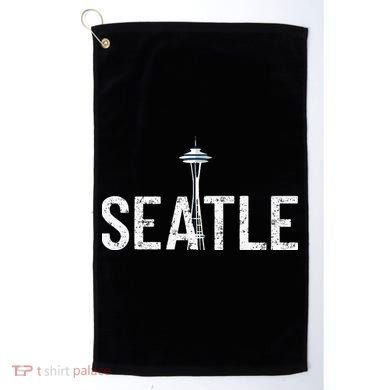 Cool Seattle Space Needle Souvenir Usa Washington Gift Golf Towel