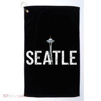 Cool Seattle Space Needle Souvenir Usa Washington Gift Golf Towel thumb 0