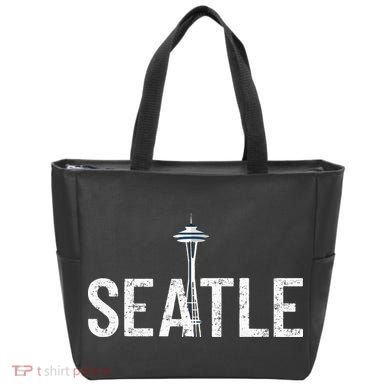 Cool Seattle Space Needle Souvenir Usa Washington Gift Tote Bag