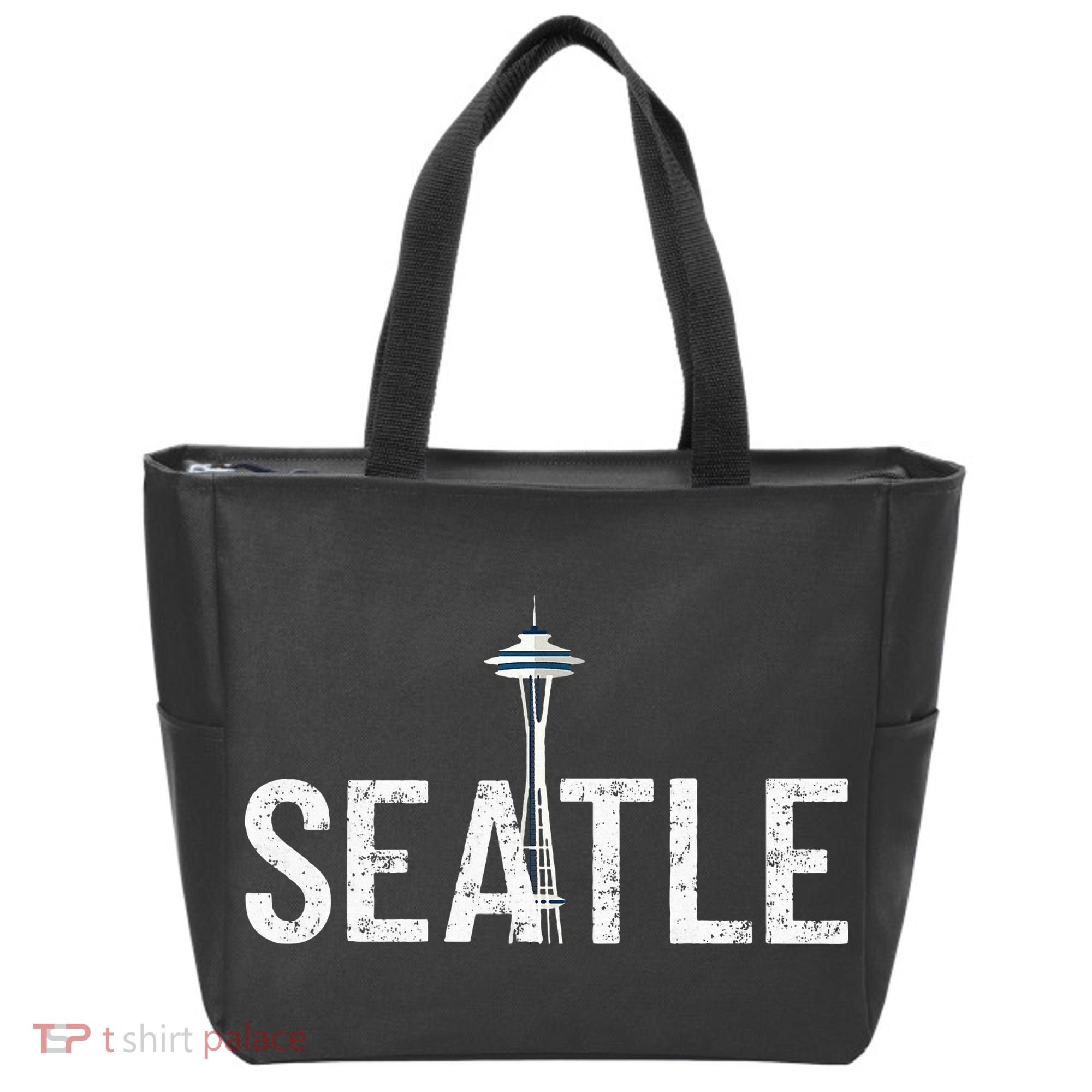 Cool Seattle Space Needle Souvenir Usa Washington Gift Tote Bag