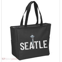 Cool Seattle Space Needle Souvenir Usa Washington Gift Tote Bag thumb 2