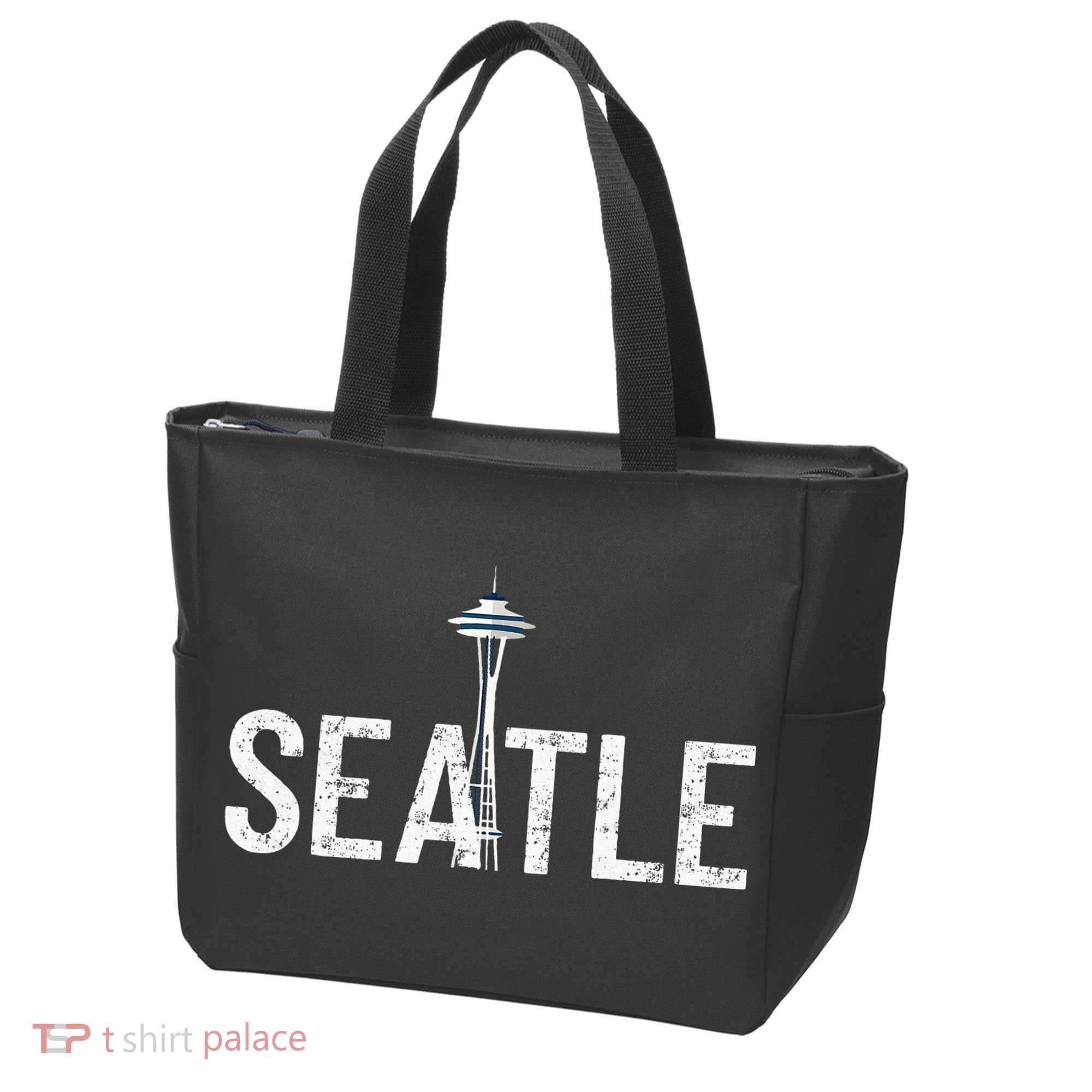Cool Seattle Space Needle Souvenir Usa Washington Gift Tote Bag