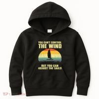 Cool Sailing Sailboat Boating Sail Boat Owners Kids Hoodie thumb 0