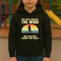 Cool Sailing Sailboat Boating Sail Boat Owners Kids Hoodie thumb 3