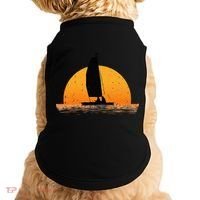 Cool Sailing Sail Boat Owner Sailboat Boating Doggie Tank thumb 0