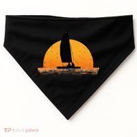 Cool Sailing Sail Boat Owner Sailboat Boating USA-Made Doggie Bandana thumb 0