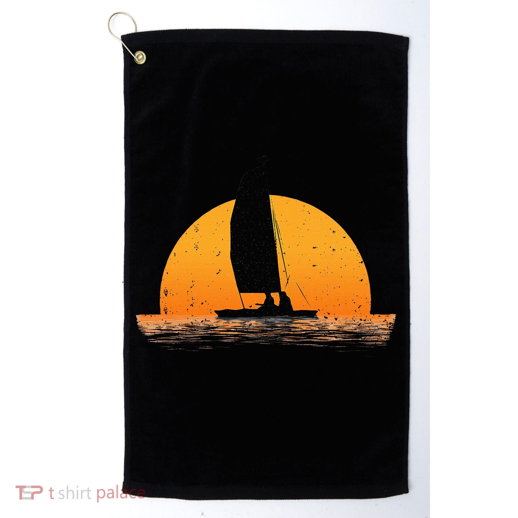 Cool Sailing Sail Boat Owner Sailboat Boating Golf Towel