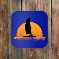 Cool Sailing Sail Boat Owner Sailboat Boating Coaster thumb 0