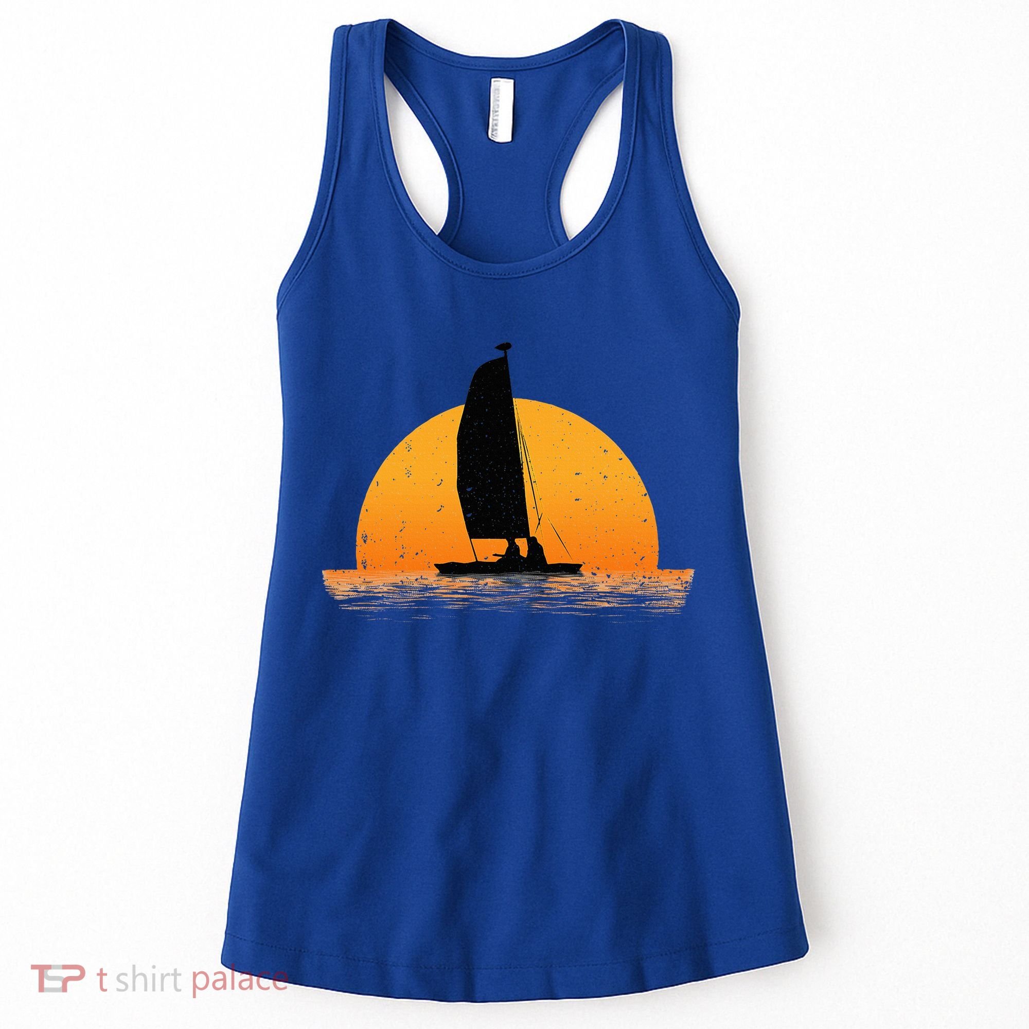 Cool Sailing Sail Boat Owner Sailboat Boating Women's Tank Top