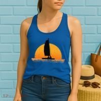 Cool Sailing Sail Boat Owner Sailboat Boating Women's Tank Top thumb 2