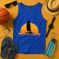 Cool Sailing Sail Boat Owner Sailboat Boating Tank Top thumb 4
