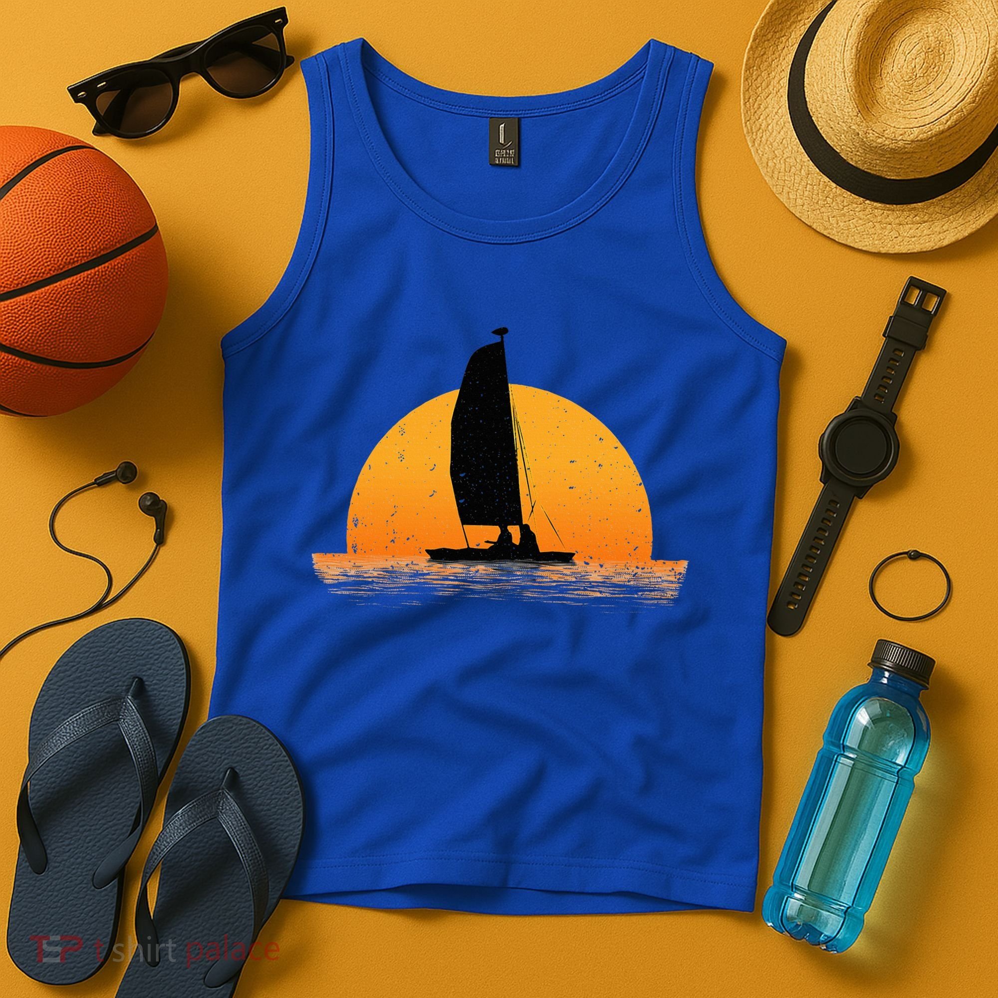 Cool Sailing Sail Boat Owner Sailboat Boating Tank Top