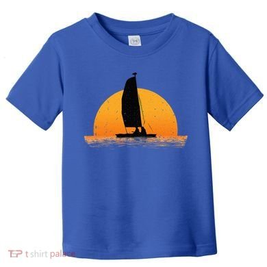 Cool Sailing Sail Boat Owner Sailboat Boating Toddler T-Shirt