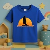 Cool Sailing Sail Boat Owner Sailboat Boating Toddler T-Shirt thumb 3