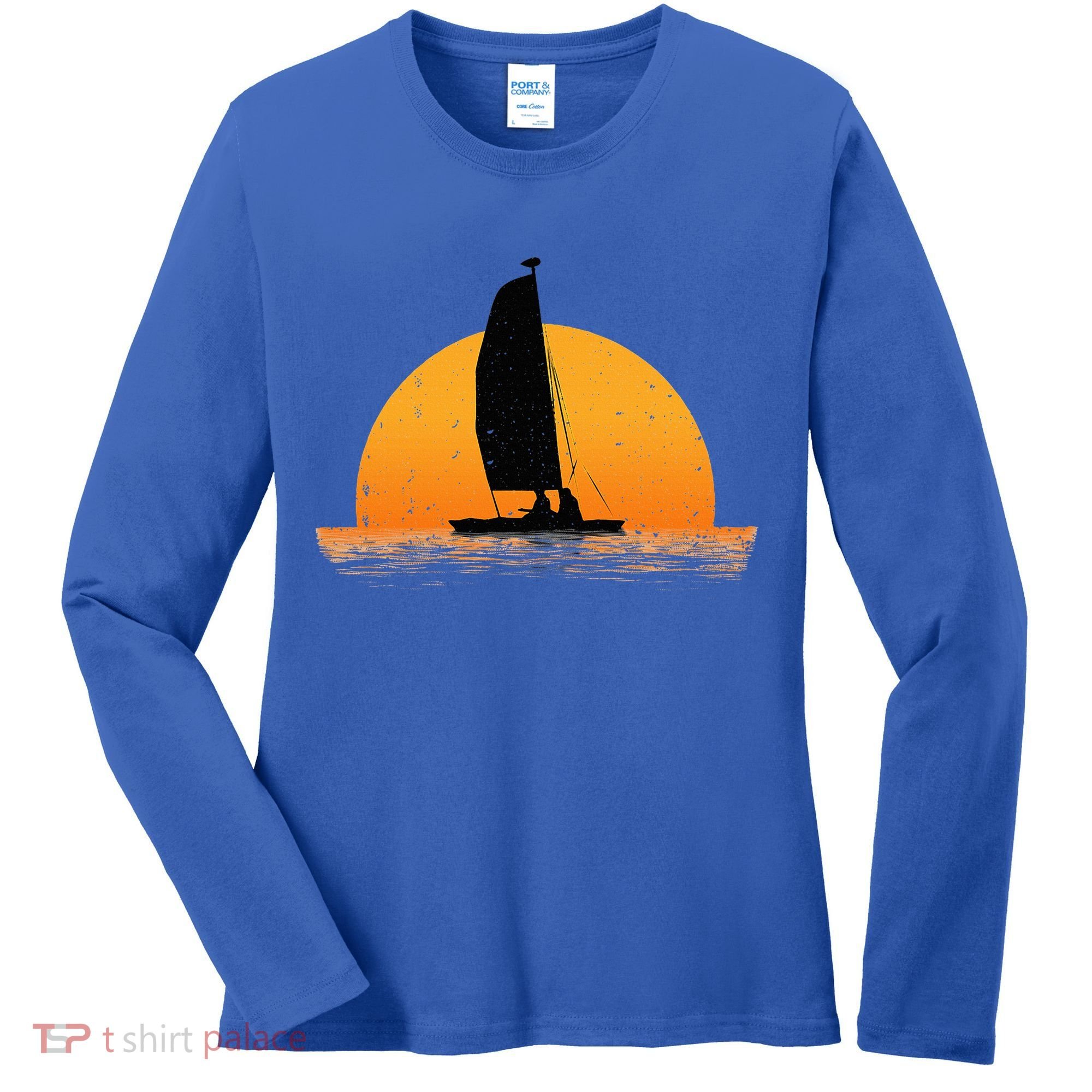 Cool Sailing Sail Boat Owner Sailboat Boating Women's Long Sleeve Shirt