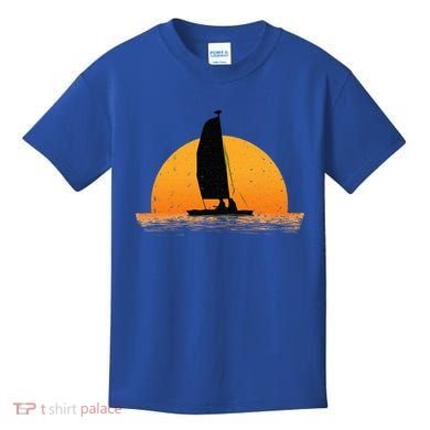 Cool Sailing Sail Boat Owner Sailboat Boating Kids T-Shirt
