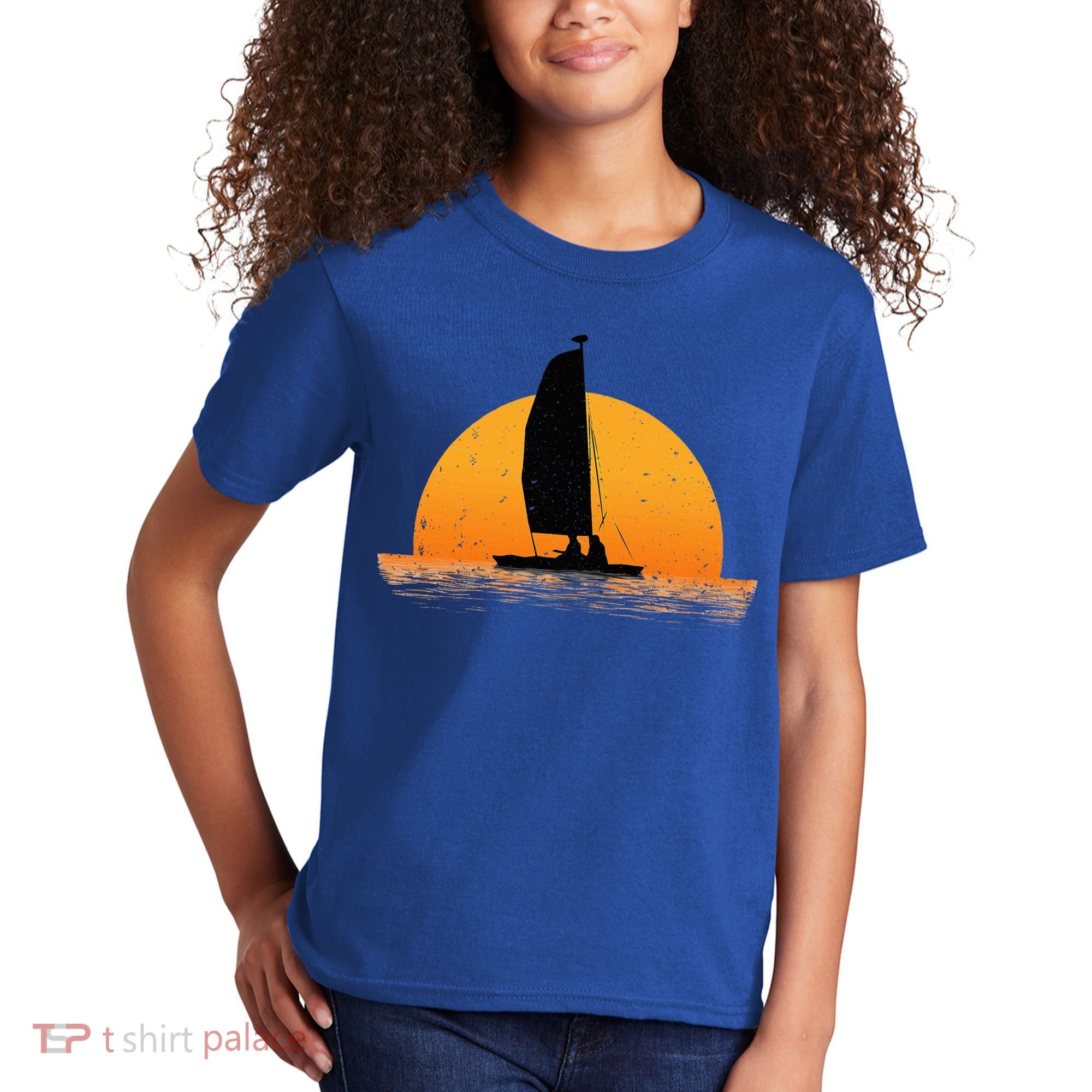 Cool Sailing Sail Boat Owner Sailboat Boating Kids T-Shirt