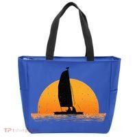 Cool Sailing Sail Boat Owner Sailboat Boating Tote Bag thumb 0