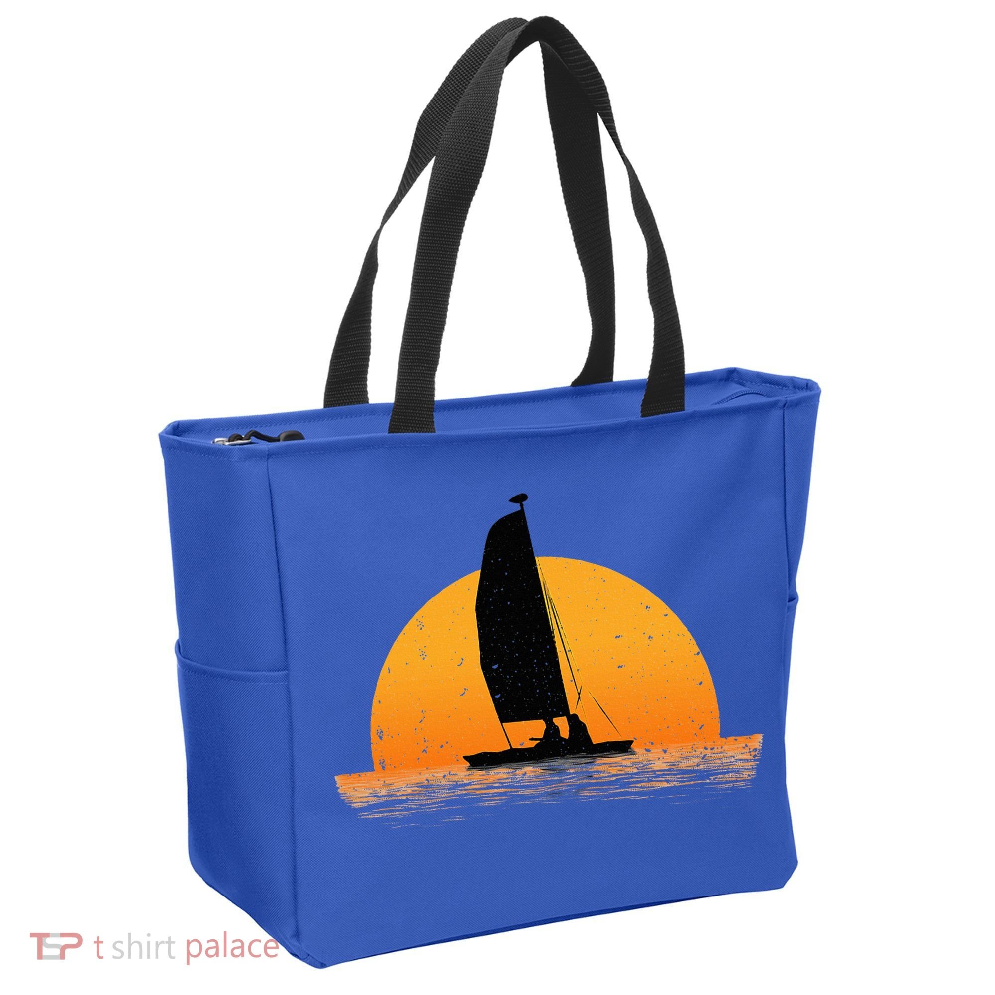 Cool Sailing Sail Boat Owner Sailboat Boating Tote Bag