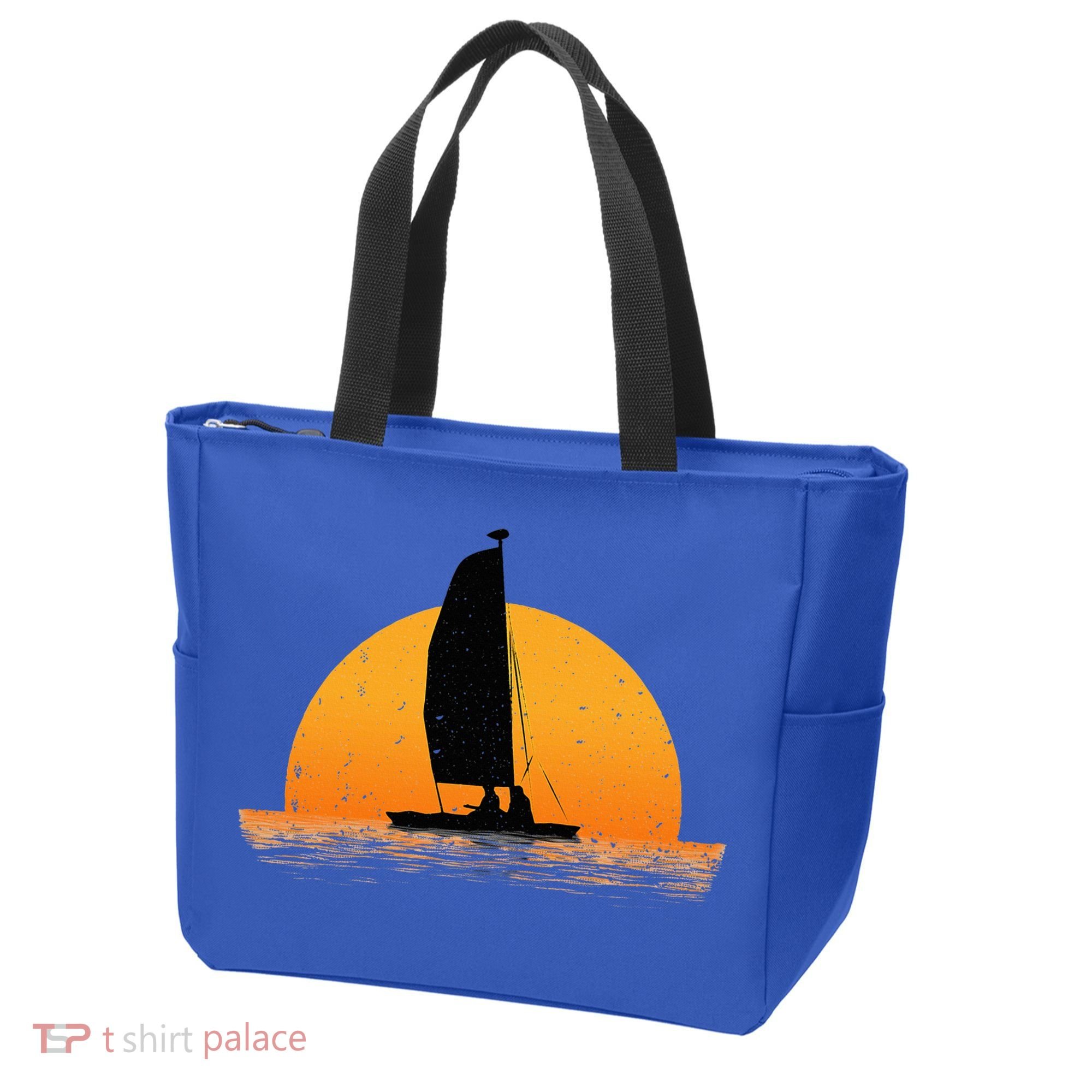 Cool Sailing Sail Boat Owner Sailboat Boating Tote Bag
