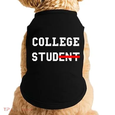 College Student Stud Funny College Gift Doggie Tank