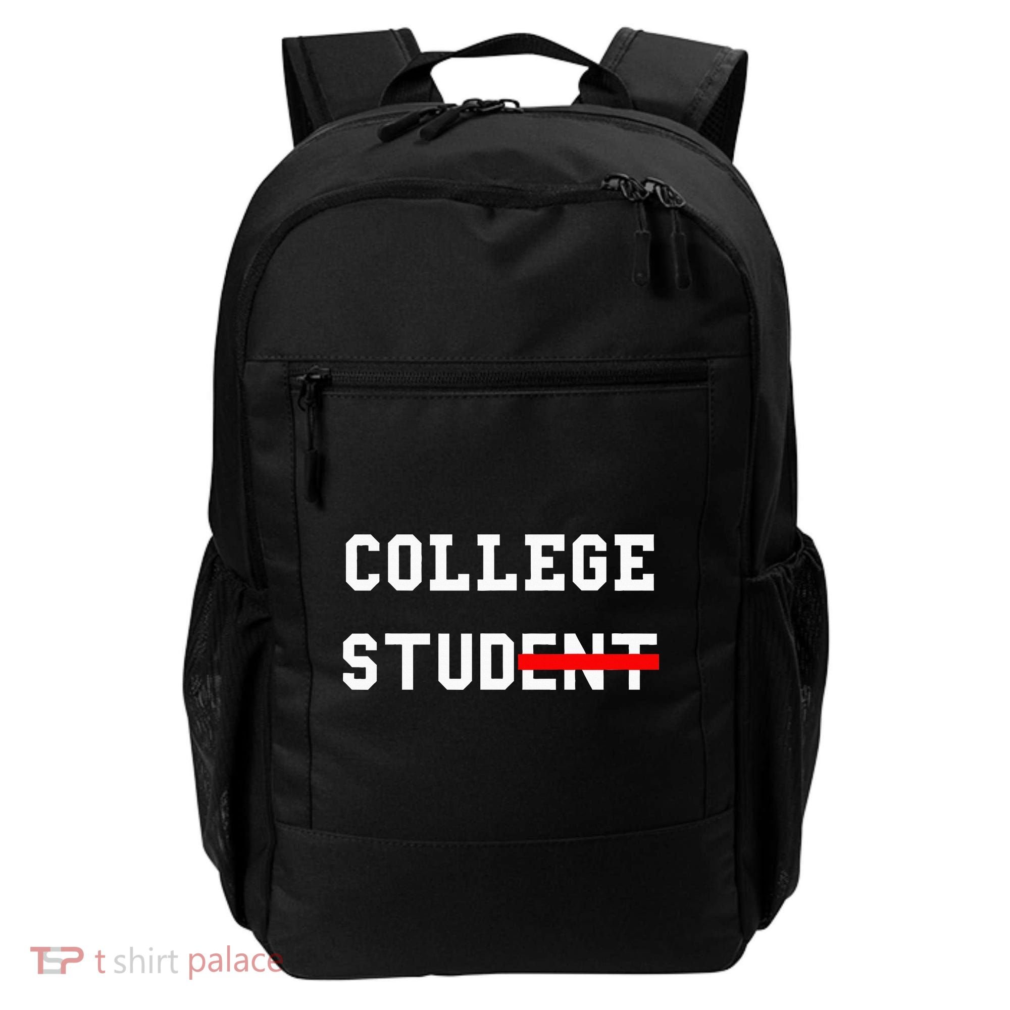 College Student Stud Funny College Gift Backpack