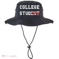 College Student Stud Funny College Gift Bucket Hat thumb 0