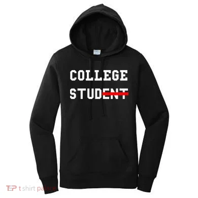 College Student Stud Funny College Gift Women's Hoodie