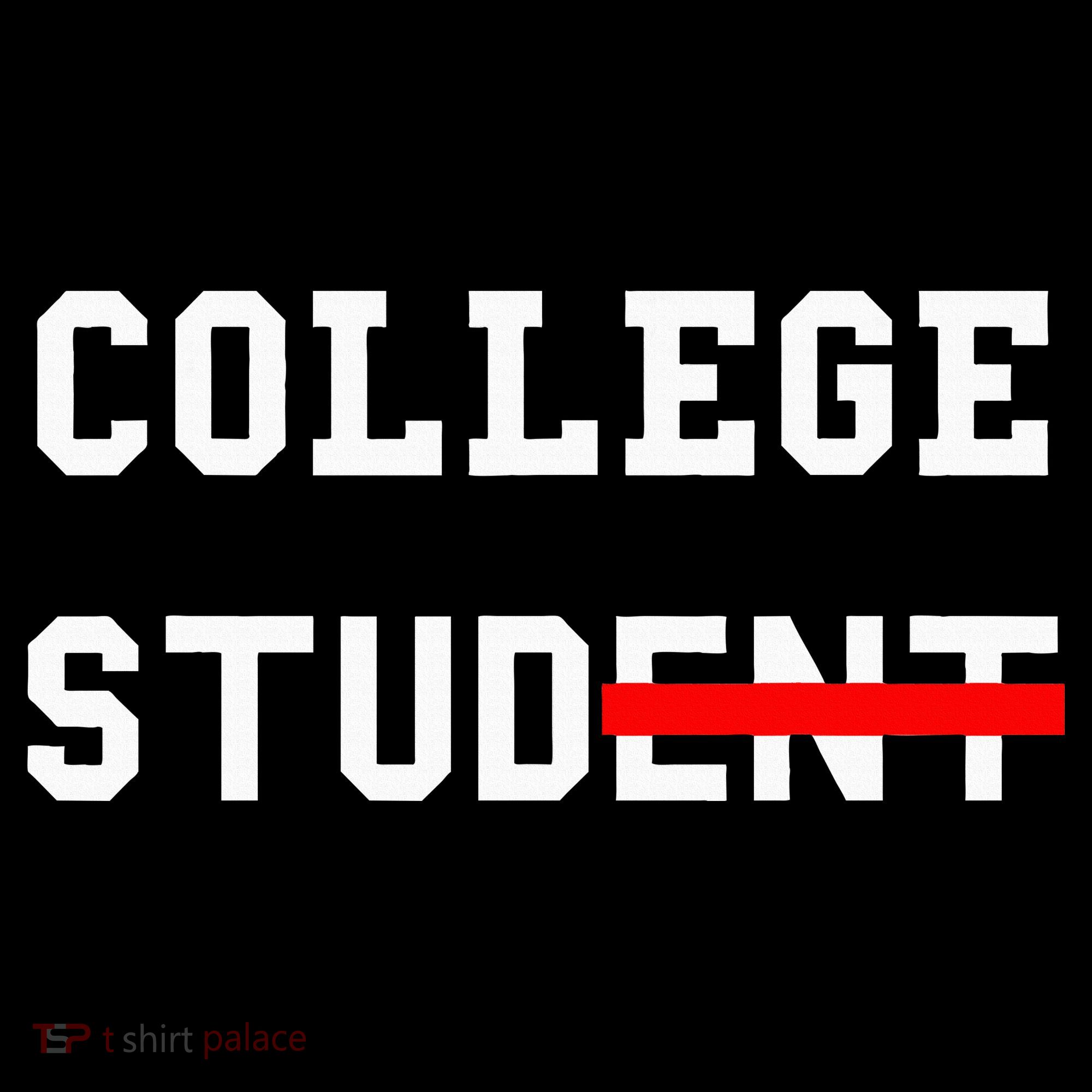 College Student Stud Funny College Gift Women's Tank Top