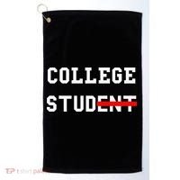 College Student Stud Funny College Gift Golf Towel thumb 0