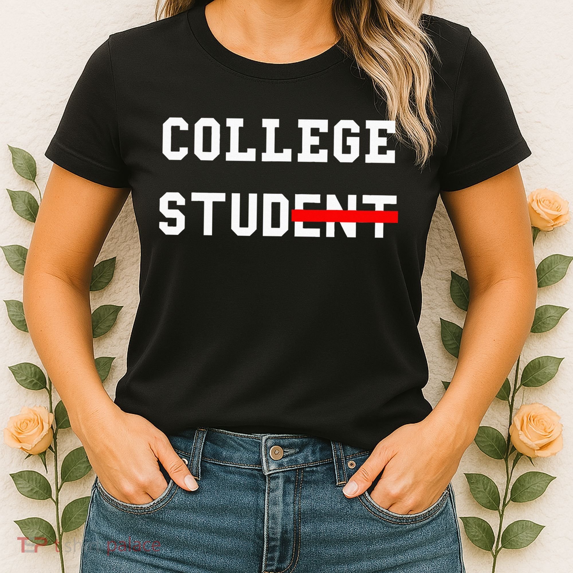 College Student Stud Funny College Gift Women's T-Shirt
