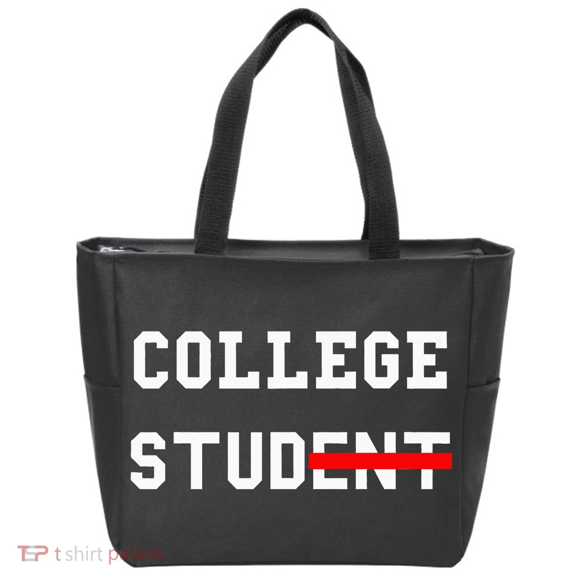 College Student Stud Funny College Gift Tote Bag