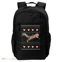 Cute Squirrel Santa's Hat Ugly Christmas Sweater Tee Xmas Gift Backpack thumb 0