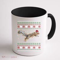 Cute Squirrel Santa's Hat Ugly Christmas Sweater Tee Xmas Gift Coffee Mug thumb 1