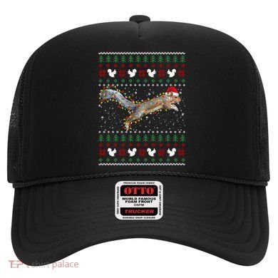 Cute Squirrel Santa's Hat Ugly Christmas Sweater Tee Xmas Gift Hat
