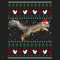 Cute Squirrel Santa's Hat Ugly Christmas Sweater Tee Xmas Gift Hat thumb 2