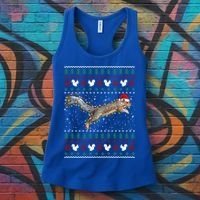 Cute Squirrel Santa's Hat Ugly Christmas Sweater Tee Xmas Gift Women's Tank Top thumb 3