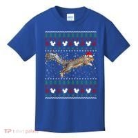 Cute Squirrel Santa's Hat Ugly Christmas Sweater Tee Xmas Gift Kids T-Shirt thumb 0