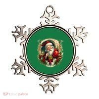 Christmas Spirit Santa Illustration Ornament thumb 0