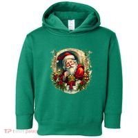 Christmas Spirit Santa Illustration Toddler Hoodie thumb 0