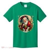 Christmas Spirit Santa Illustration Kids T-Shirt thumb 0