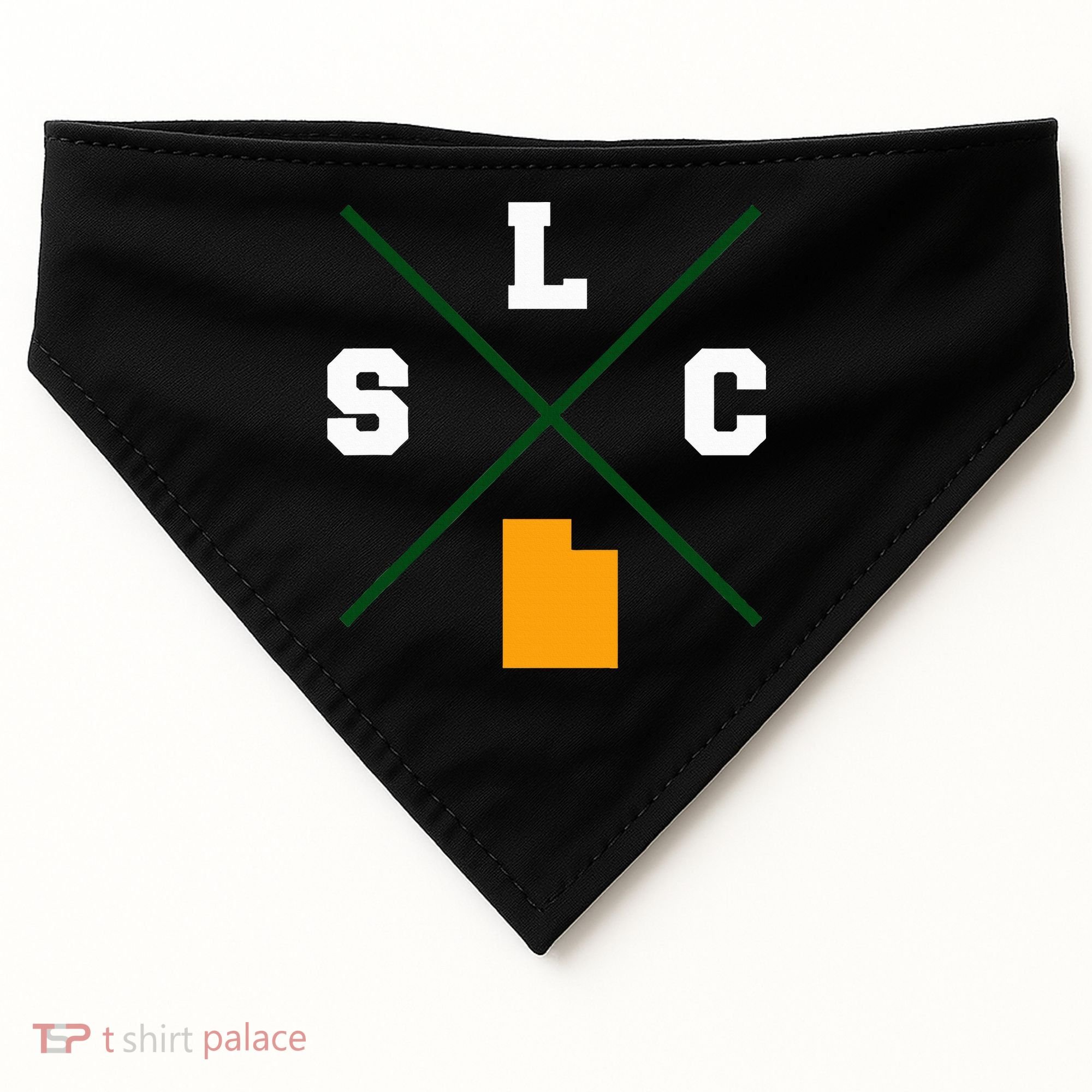 Classic Slc Salt Lake City Utah USA-Made Doggie Bandana