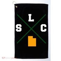 Classic Slc Salt Lake City Utah Golf Towel thumb 0