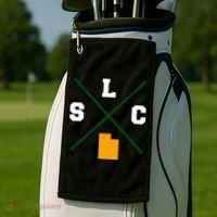 Classic Slc Salt Lake City Utah Golf Towel thumb 2